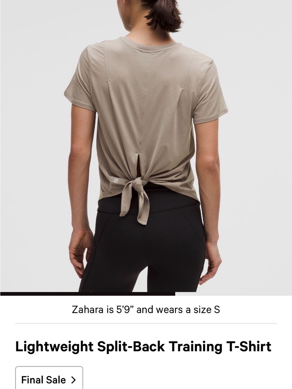 Lululemon Split-Back Training Shirt 🩷